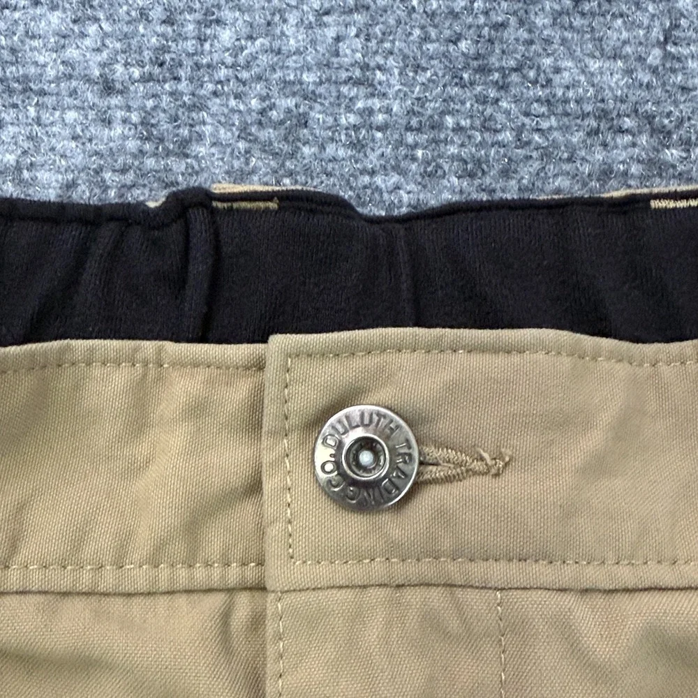 Duluth‎ Trading Co Cargo Shorts Mens 2XL Khaki Nylon Outdoor Utility Hiking
